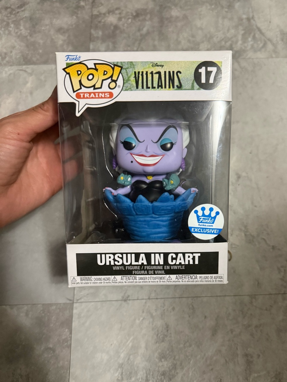Funko pop Ursula in cart